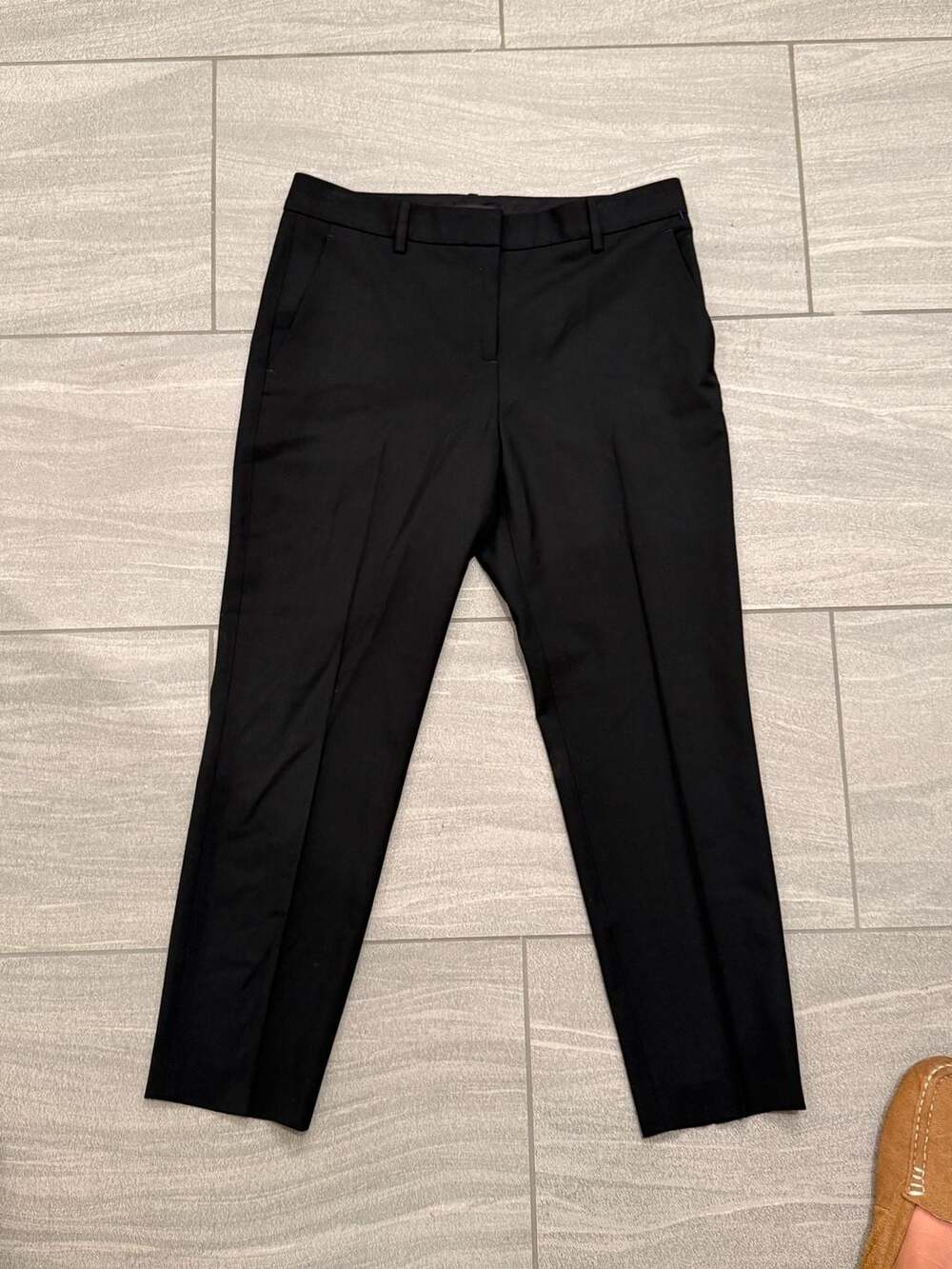 Theory Black Tailored Trousers Size 6